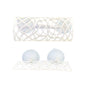 Aquarium Fish Resting Tunnel Hiding House for Betta Shrimp Small Fish Tank Decor - White