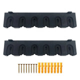 Wall Mounted Fishing Rod Holder Display Rack Sturdy Fishing Rod Storage Stand - Front View