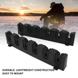 Wall Mounted Fishing Rod Holder Display Rack Sturdy Fishing Rod Storage Stand - 45-Degree Angle