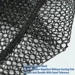 Folding Fishing Net Telescopic Aluminum Alloy Scoop Net Handheld Triangle Mesh