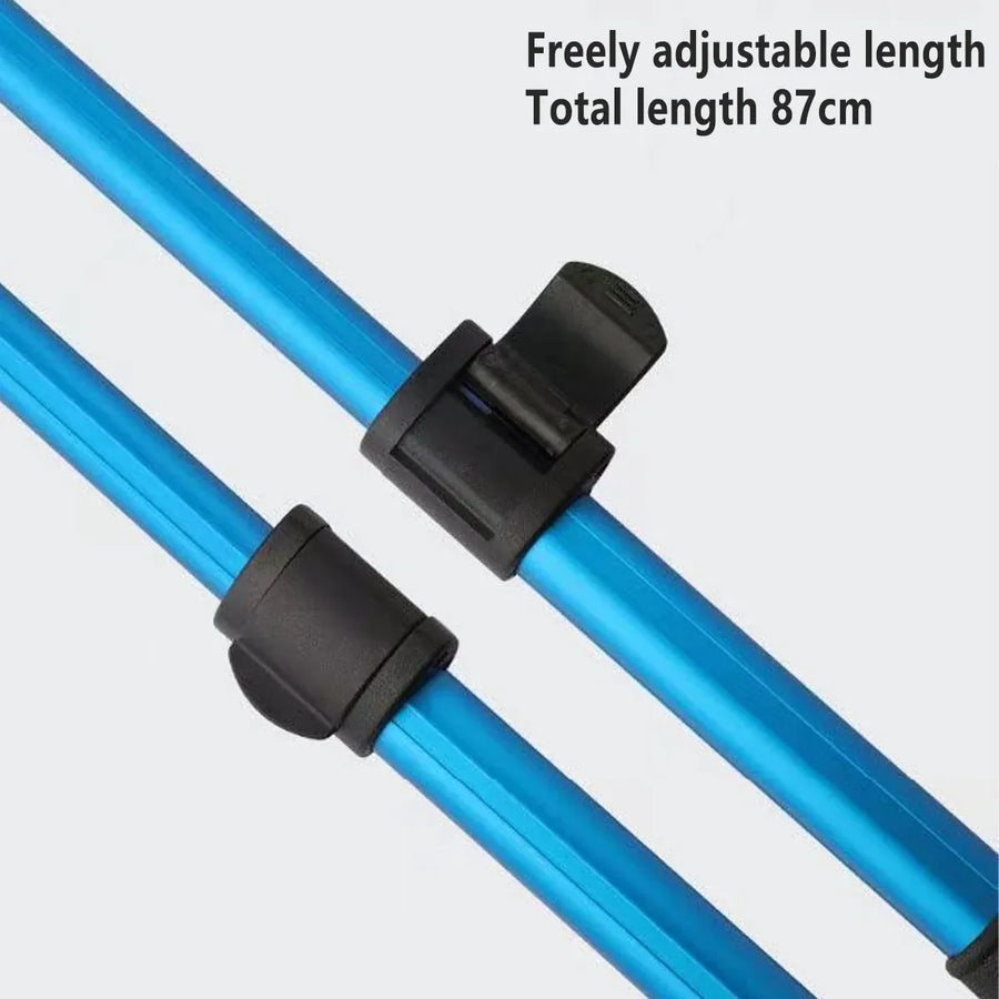 Folding Fishing Net Telescopic Aluminum Alloy Scoop Net Handheld Triangle Mesh