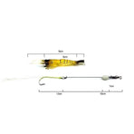 6pcs Soft Plastic Shrimp Fishing Lures with Hooks for Bream Flathead Cod Bass
