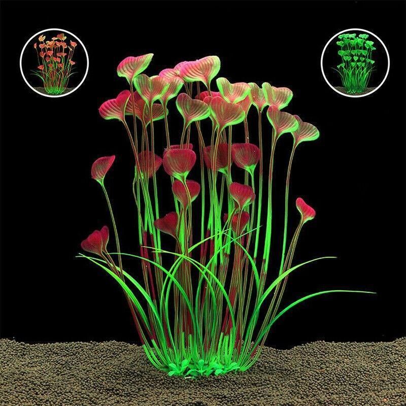 Aquarium 40cm Artificial Water Plants Fish Tank Plant Grass Decor