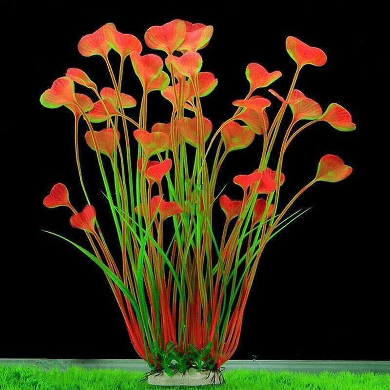 Aquarium 40cm Artificial Water Plants Fish Tank Plant Grass Decor