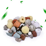 12In1 Ceramic Bio Ball Filter Media Biological Rings For Aquarium Fish Tank Pond - Top-Down View