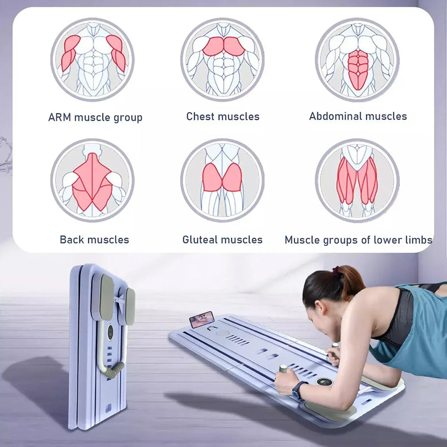 Fitness Abdominal Board Multifunctional Home Workout Bench for Training Use