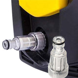 2PCS High Pressure Washer Inlet Filter Connector Fittings Transparent Adapter - 45-Degree Angle