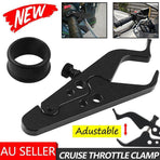 Motorcycle Cruise Control Cnc Throttle Lock Assist Retainer Grip Aluminum Au