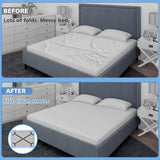 Adjustable Comforter Sheet Buckle Fixer Non-Slip Elastic Clip for Bedding Secure - Side View