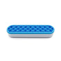 Silicone Makeup Organizer Cosmetic Storage Box Lipstick Brush Holder Desktop Box - Blue