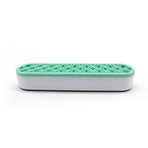 Silicone Makeup Organizer Cosmetic Storage Box Lipstick Brush Holder Desktop Box - Green