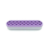 Silicone Makeup Organizer Cosmetic Storage Box Lipstick Brush Holder Desktop Box - Light Purple