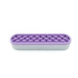 Silicone Makeup Organizer Cosmetic Storage Box Lipstick Brush Holder Desktop Box - Light Purple