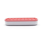 Silicone Makeup Organizer Cosmetic Storage Box Lipstick Brush Holder Desktop Box - Pink