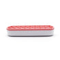 Silicone Makeup Organizer Cosmetic Storage Box Lipstick Brush Holder Desktop Box - Pink