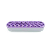 Silicone Makeup Organizer Cosmetic Storage Box Lipstick Brush Holder Desktop Box - Pink - Low Angle