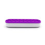 Silicone Makeup Organizer Cosmetic Storage Box Lipstick Brush Holder Desktop Box - Purple