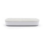 Silicone Makeup Organizer Cosmetic Storage Box Lipstick Brush Holder Desktop Box - White