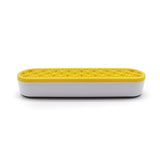 Silicone Makeup Organizer Cosmetic Storage Box Lipstick Brush Holder Desktop Box - Yellow - Extra Image
