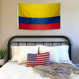 Large Colombia Colombian Flag Heavy Duty Outdoor CO 90x150cm - 3x5ft - Extra Image