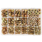 521pcs 8.8 Grade Zinc Plated Flange Bolt Nut Washer Assortment Kit M6 M8 M10