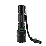 150000Lm Cree L2 Led Tactical Flashlight Usb Rechargeable Camping Hunting Torch - Front View