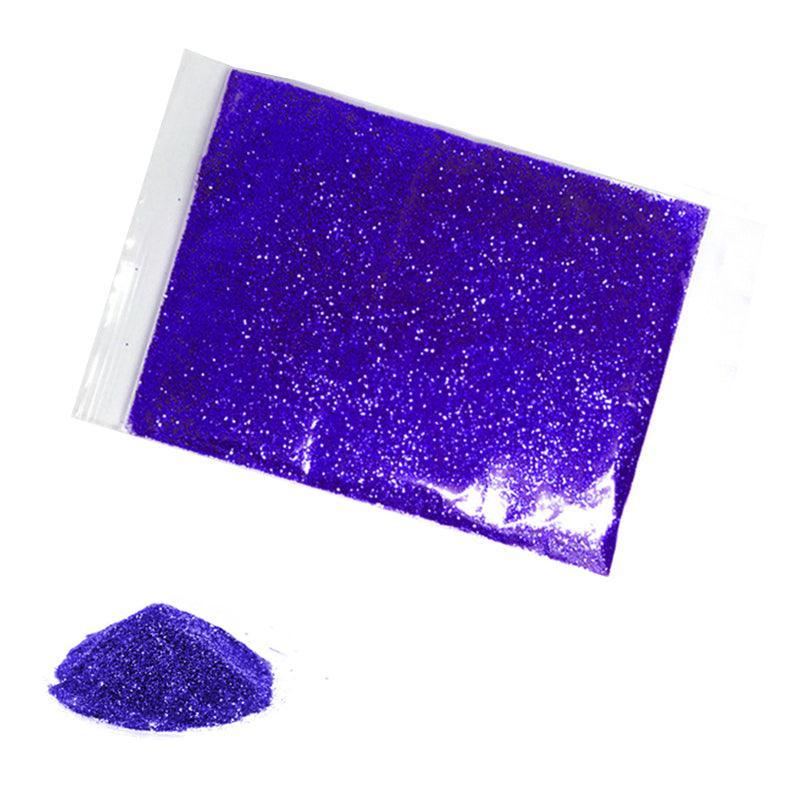 50G Fine Glitter Dust Powder Holographic Iridescent Metallic Body Nail Art Craft - Light Blue