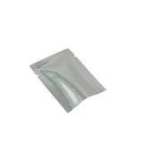 Silver Open Top Aluminum Foil Packaging Bags Heat Seal Vacuum Food Pouches - 20X30CM - Side View