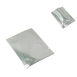 Silver Open Top Aluminum Foil Packaging Bags Heat Seal Vacuum Food Pouches - 20X30CM - 45-Degree Angle