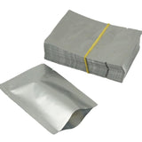 Silver Open Top Aluminum Foil Packaging Bags Heat Seal Vacuum Food Pouches - 24X37CM