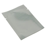 Silver Open Top Aluminum Foil Packaging Bags Heat Seal Vacuum Food Pouches - 24X37CM - Top-Down View