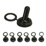 5X Waterproof Toggle Flick Switch 250V On/Off Car Dash Light Metal 12 Volt Boot