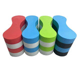 Professional Swimming Training Aid for Posture Correction Float and Clip Set - Red - Front View