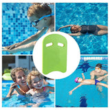 Swimming Back Float for Beginners Buoyancy Pad Gear for Water Training Support - A-shape-Blue - Top-Down View