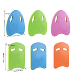 Swimming Back Float for Beginners Buoyancy Pad Gear for Water Training Support - A-shape-Green - Side View