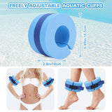 2pcs Swimming Gear Arm Floats Big Buoyancy Water Sports Tie Legs and Feet Rings - Side View