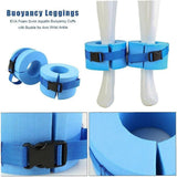 2pcs Swimming Gear Arm Floats Big Buoyancy Water Sports Tie Legs and Feet Rings - Low Angle
