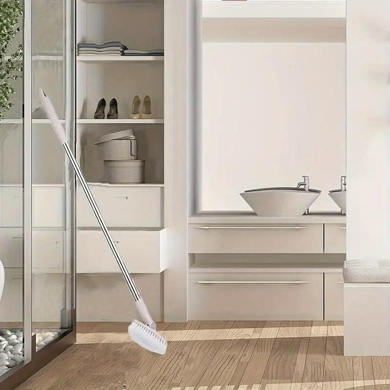 Multifunctional Floor Brush Long Handle Cleaning Brush for Tiles and Home Use