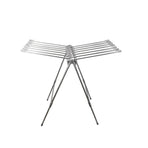 Folding Clothes Drying Rack Indoor Floor Standing Hanger Laundry Pole Airer Home
