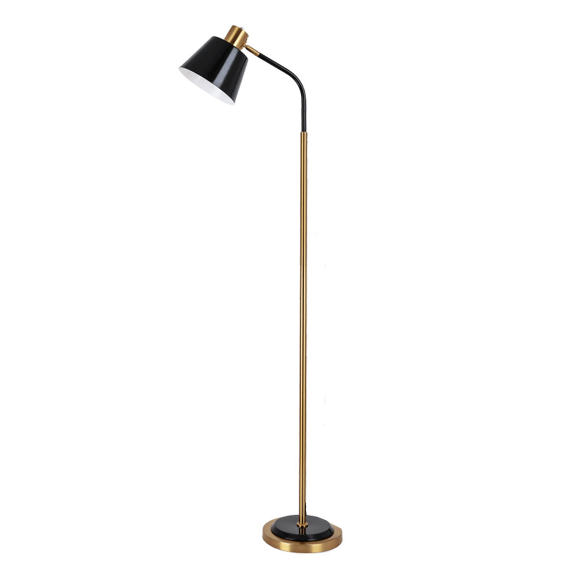 Bedside Floor Lamp Modern Standing Light for Bedroom Living Room Home Lighting - Black