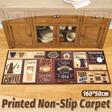 Printed Non Slip Door Floor Rug Mat Kitchen Bathroom Carpet Mat Water Absorbent