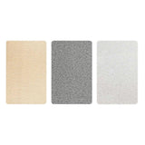 Waterproof Non-Slip Bathroom Shower Mat Anti-Slip Rug Toilet Floor Mat Washable - Cream-60*80cm - Front View