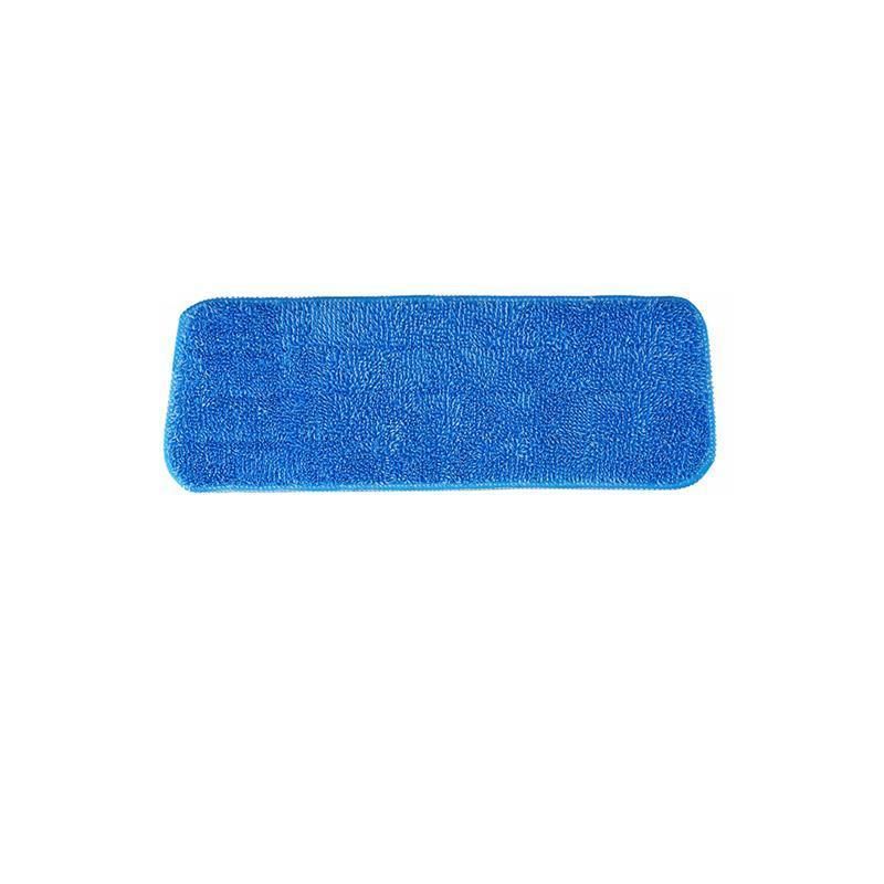 Replacement Microfiber Flat Mop Head Refill Floor Cleaning Pads Absorbent Cloths - Blue
