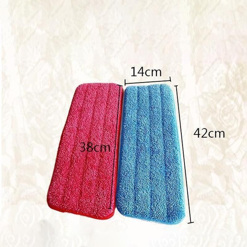 Replacement Microfiber Flat Mop Head Refill Floor Cleaning Pads Absorbent Cloths - Grey