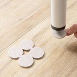 Felt Pad Furniture Floor Protector Pads Self Adhesive Round Heavy Duty - 10PCS - Rear View