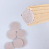 Felt Pad Furniture Floor Protector Pads Self Adhesive Round Heavy Duty - 80PCS - Close-Up Angle