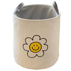 Large Laundry Basket Foldable Storage Bin Clothes Hamper Toy Organizer for Home - Sunflower