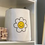 Large Laundry Basket Foldable Storage Bin Clothes Hamper Toy Organizer for Home - Sunflower - Extra Image