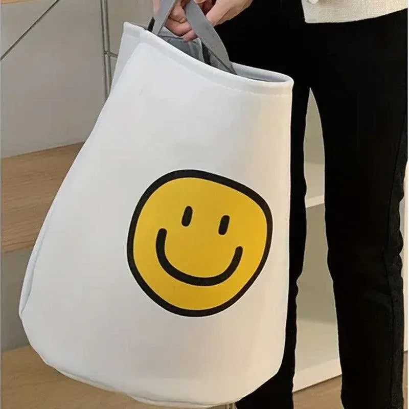 Large Laundry Basket Foldable Storage Bin Clothes Hamper Toy Organizer for Home - Sunflower