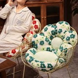 Cute Soft Seat Cushion Flower Shaped Lazy Sofa Pad for Office Chairs and Home Use - Red - Extra Image